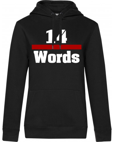 Damen Kapuzen-Pullover (14 Words)