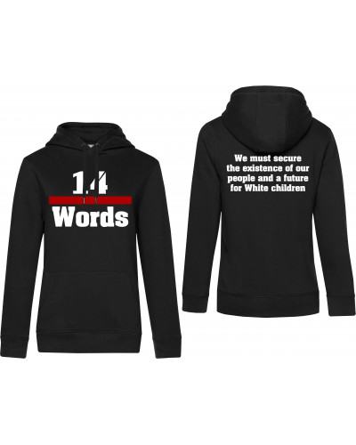 Damen Kapuzen-Pullover (14 Words)