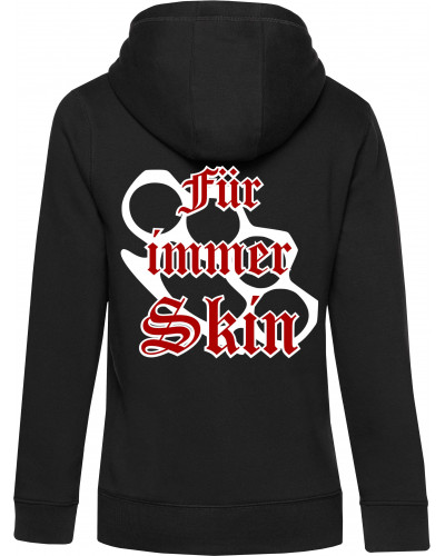Damen Kapuzen-Pullover (Für immer Skin)