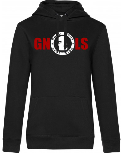 Damen Kapuzen-Pullover (Good night left side)