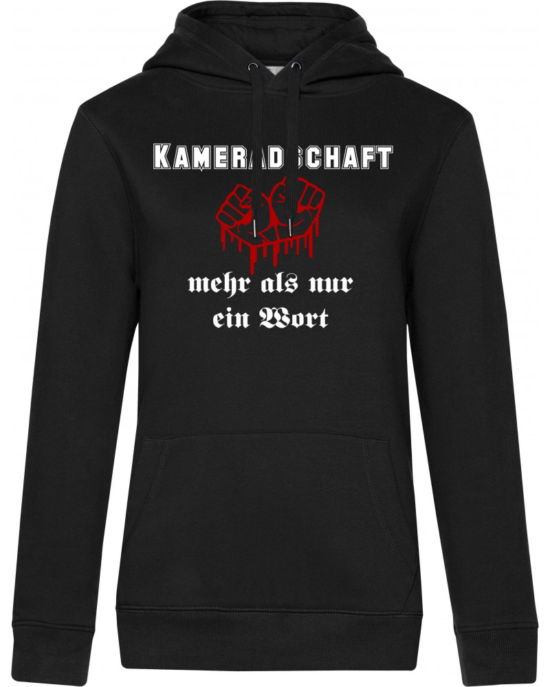 Damen Kapuzen-Pullover (Kameradschaft mehr als nur ein Wort)