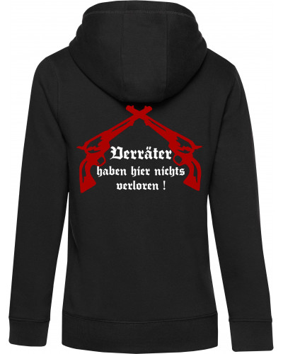 Damen Kapuzen-Pullover (Kameradschaft mehr als nur ein Wort)