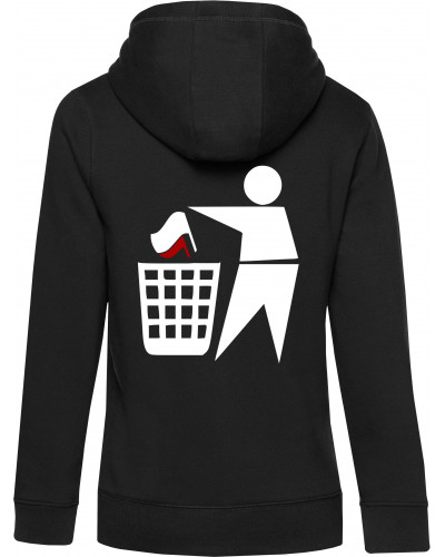 Damen Kapuzen-Pullover (Keinen Bock auf Zecken)