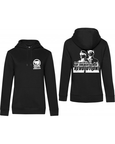 Damen Kapuzen-Pullover (Komm zur Revolution)