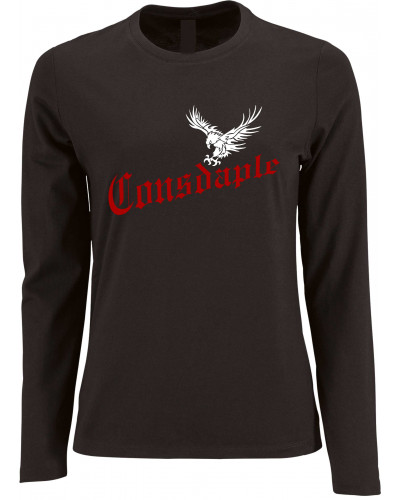 Damen Langarm Shirt (Consdaple, Adler im Flug)