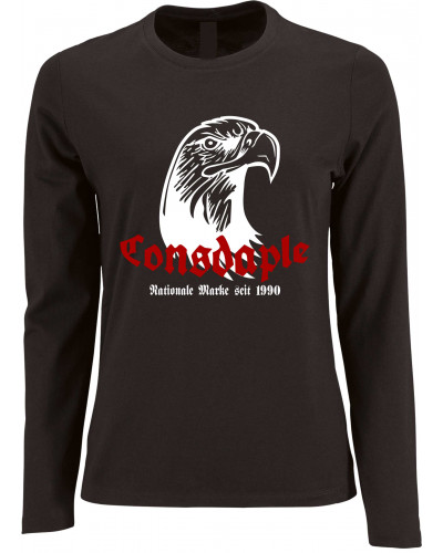 Damen Langarm Shirt (Consdaple, Adlerkopf 1990)