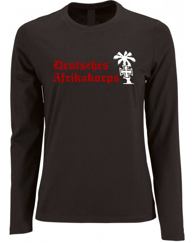 Damen Langarm Shirt (Deutsches Afrikakorps)