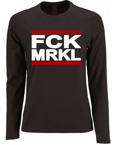 Damen Langarm Shirt (FCK MRKL)