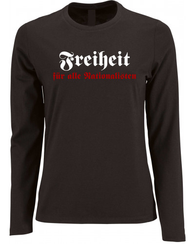 Damen Langarm Shirt (Freiheit)