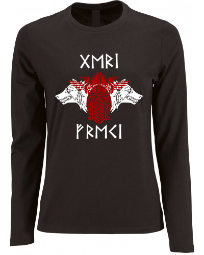 Damen Langarm Shirt (Geri und Freki)
