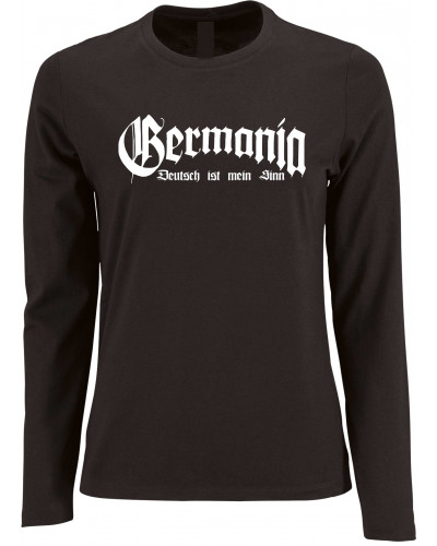 Damen Langarm Shirt (Germania, Deutsch ist mein Sinn)