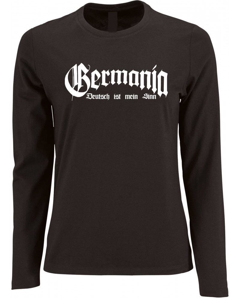 Damen Langarm Shirt (Germania, Deutsch ist mein Sinn)