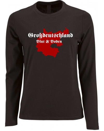 Damen Langarm Shirt (Großdeutschland Blut&Boden)