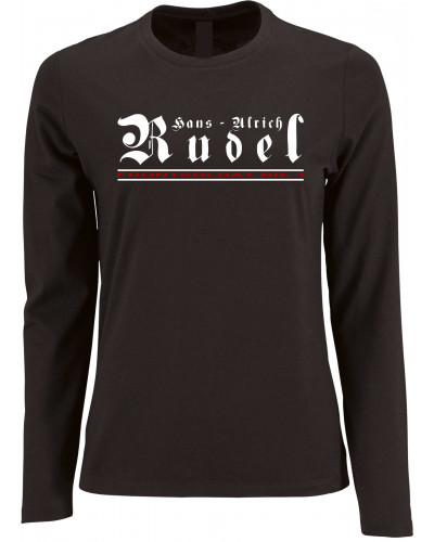 Damen Langarm Shirt (Hans - Ulrich Rudel, Frontsoldat Nr 1)