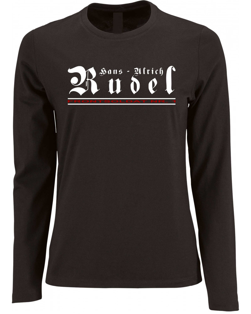 Damen Langarm Shirt (Hans - Ulrich Rudel, Frontsoldat Nr 1)