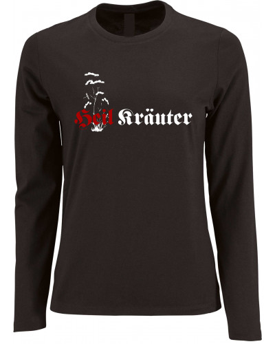 Damen Langarm Shirt (Heil Kräuter)