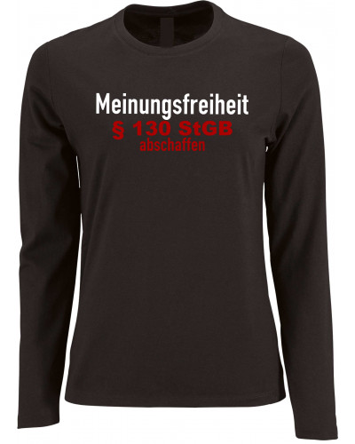 Damen Langarm Shirt (Meinungsfreiheit)