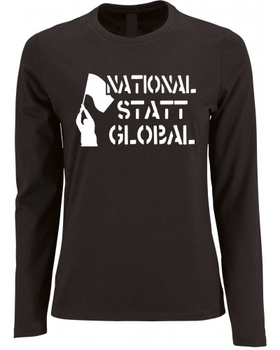 Damen Langarm Shirt (National statt global)