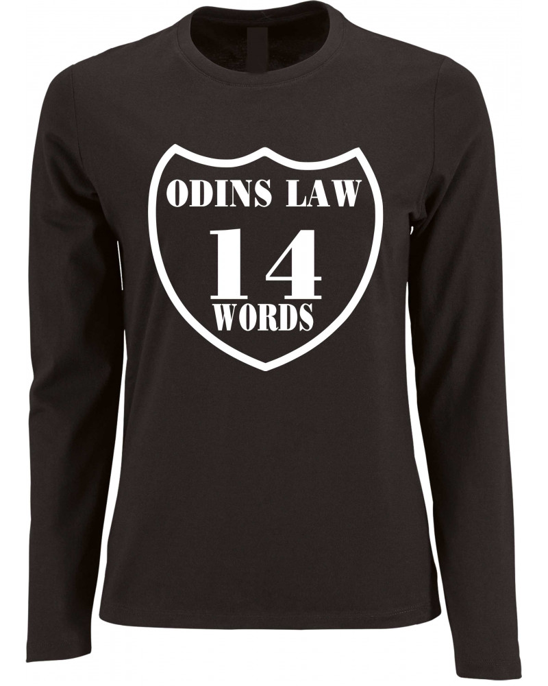 Damen Langarm Shirt (Odins law)