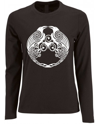 Damen Langarm Shirt (Raben)