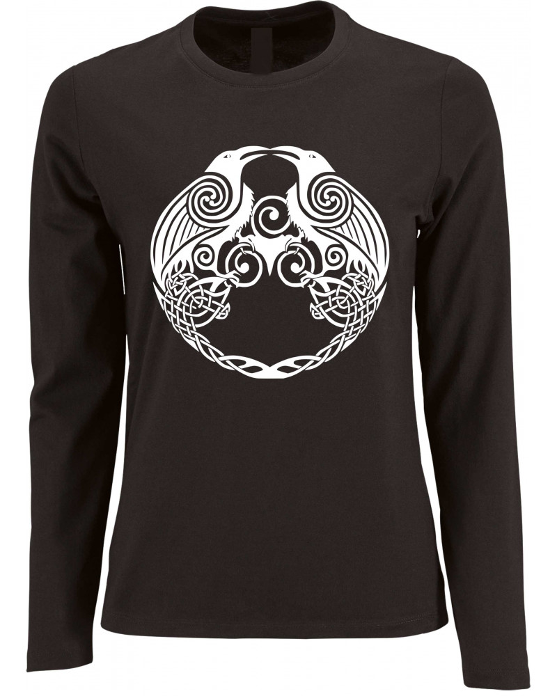 Damen Langarm Shirt (Raben)