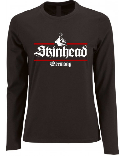 Damen Langarm Shirt (Skinhead Germany)