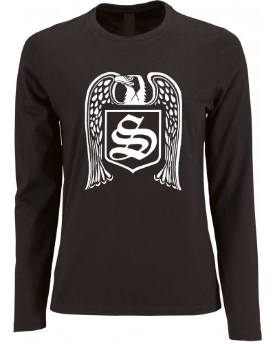 Damen Langarm Shirt (Skrewdriver, Adler)
