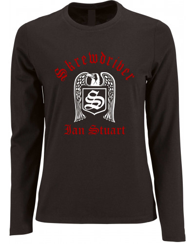 Damen Langarm Shirt (Skrewdriver, Ian Stuart)