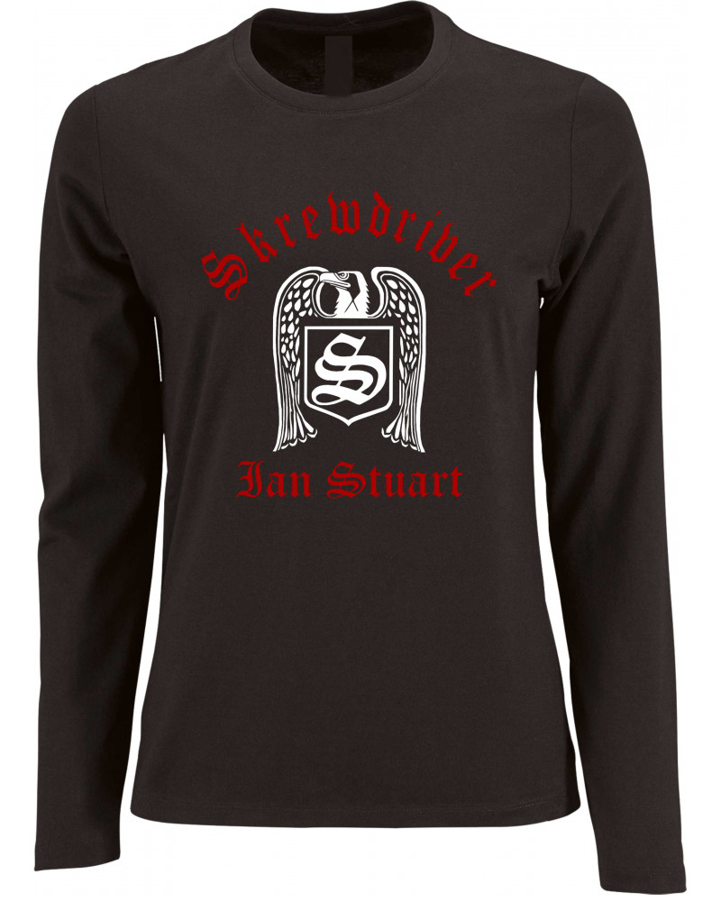 Damen Langarm Shirt (Skrewdriver, Ian Stuart)