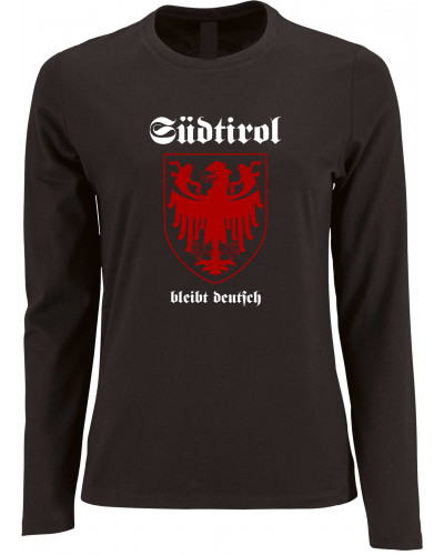 Damen Langarm Shirt (Südtirol bleibt deutsch)