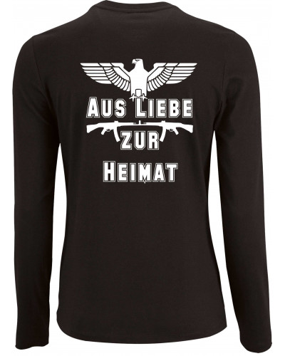 Damen Langarm Shirt (Aus liebe zur Heimat)