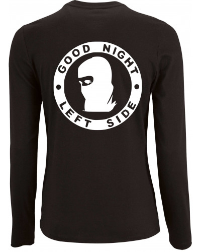 Damen Langarm Shirt (Good night left side)