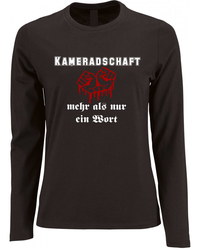 Damen Langarm Shirt (Kameradschaft mehr als nur ein Wort)