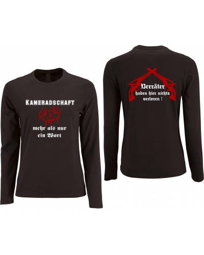 Damen Langarm Shirt (Kameradschaft mehr als nur ein Wort)