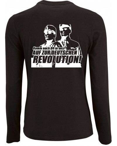 Damen Langarm Shirt (Komm zur Revolution)