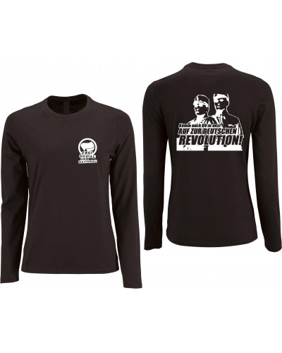 Damen Langarm Shirt (Komm zur Revolution)