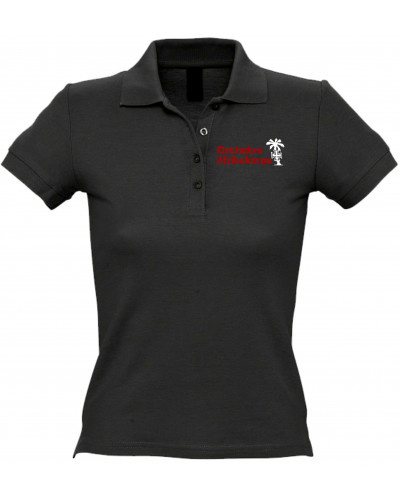Besticktes Damen Poloshirt (Deutsches Afrikakorps)