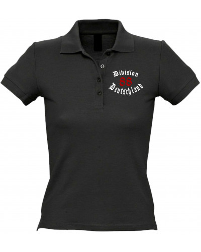 Besticktes Damen Poloshirt (Division 88 Deutschland)