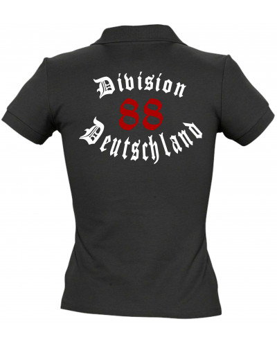 Besticktes Damen Poloshirt (Division 88 Deutschland)