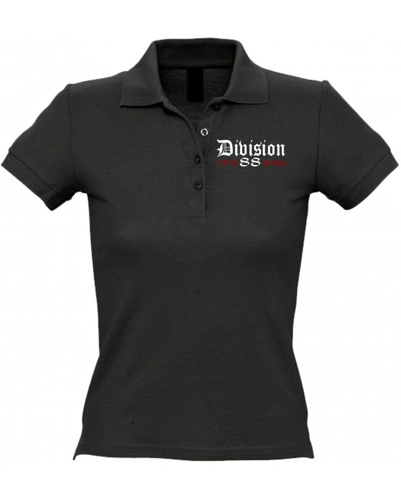 Besticktes Damen Poloshirt (Division 88 Runen)