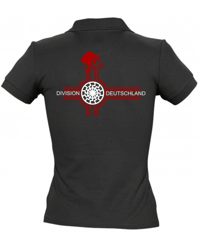 Besticktes Damen Poloshirt (Divison Deutschland)