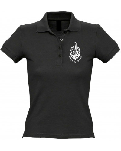 Besticktes Damen Poloshirt (Ehre & Stolz)