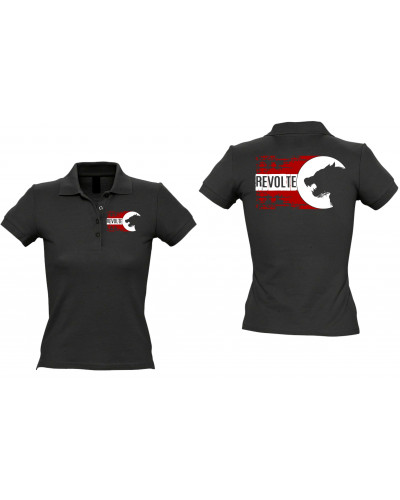 Besticktes Damen Poloshirt (H8-Front)