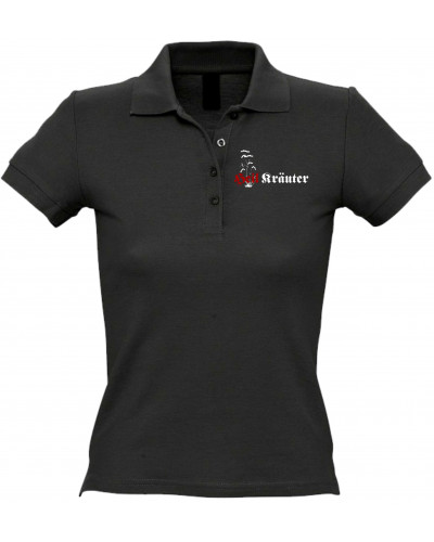 Besticktes Damen Poloshirt (Heil Kräuter)