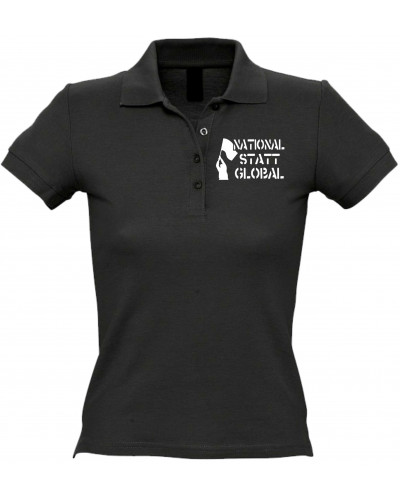 Besticktes Damen Poloshirt (National statt global)