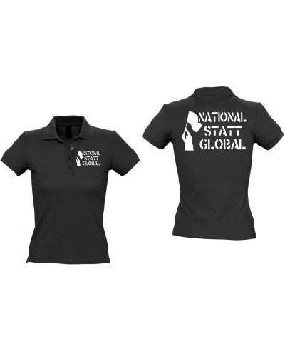 Besticktes Damen Poloshirt (National statt global)