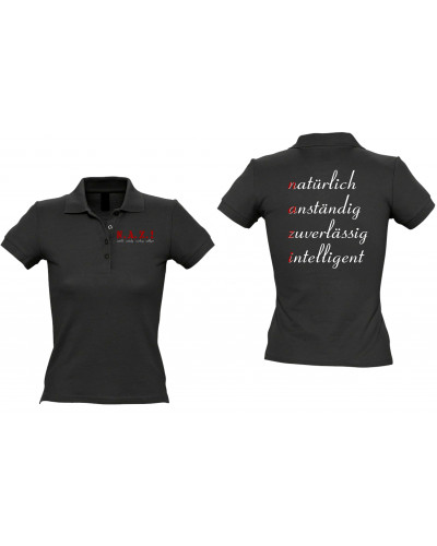 Besticktes Damen Poloshirt (NAZI)