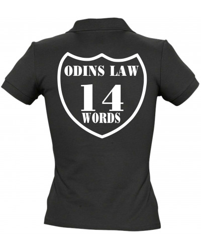 Besticktes Damen Poloshirt (Odins law)