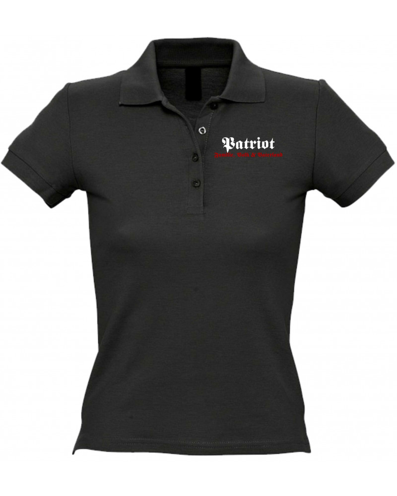 Besticktes Damen Poloshirt (Patriot)