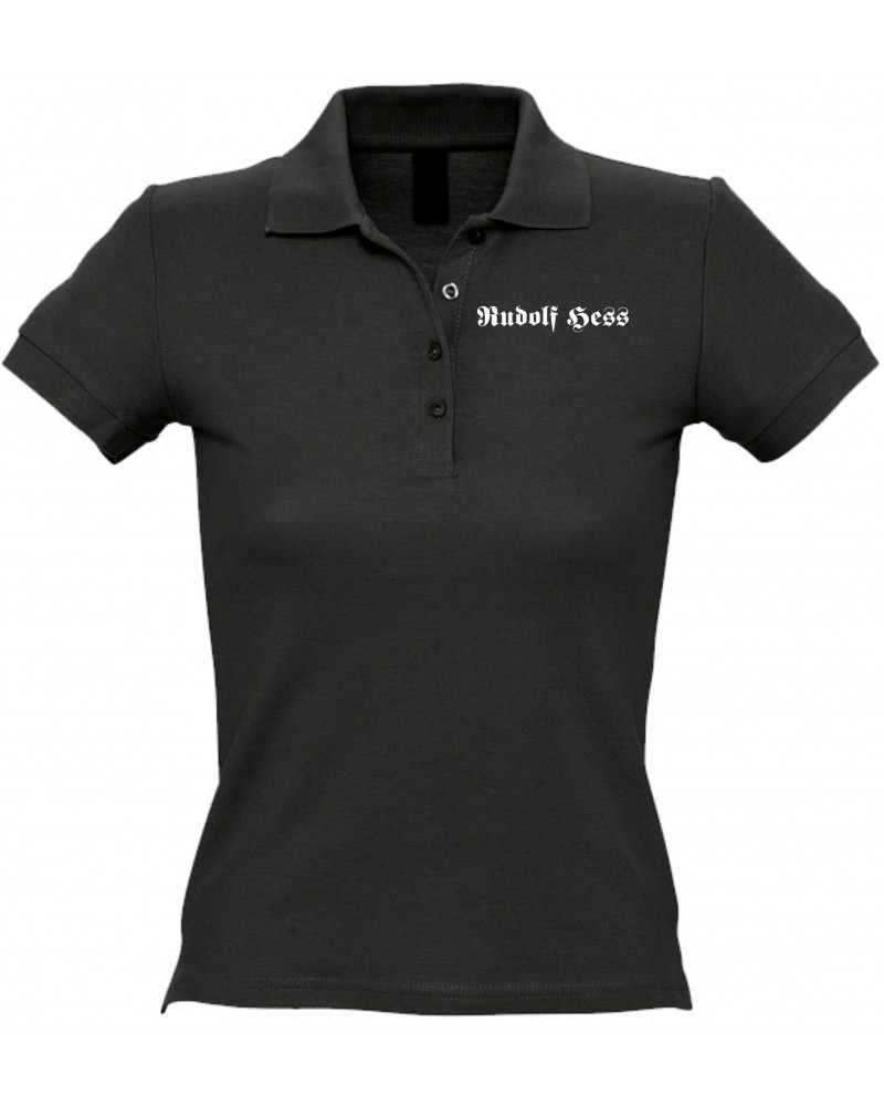 Besticktes Damen Poloshirt (Rudolf Hess)